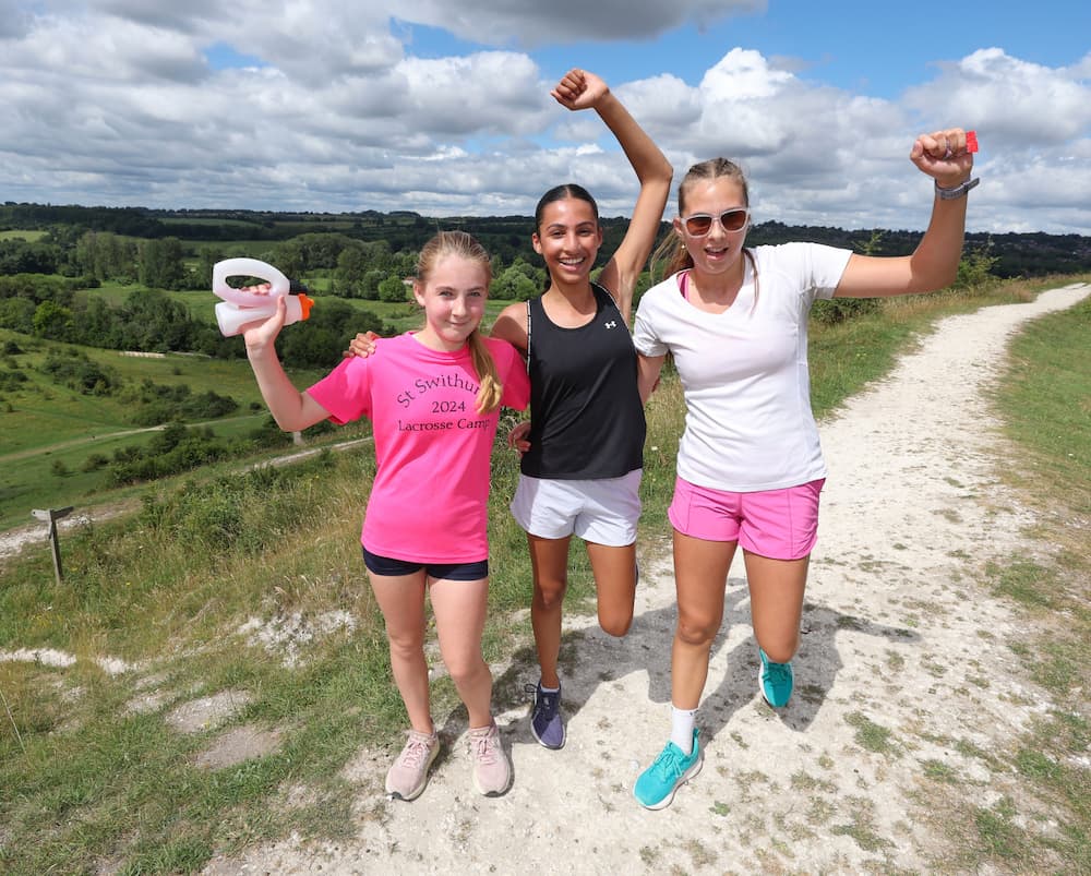 St Swithun’s students climb the hills of Winchester to raise over £50,000